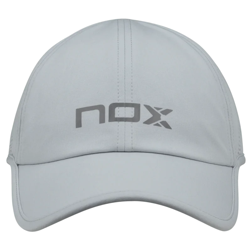 gorra-nox-gris-gonoxgrdg gorra de pádel NOX gris